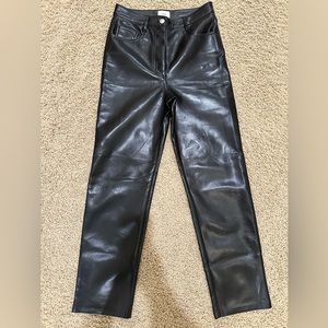 Aritzia Leather Pants